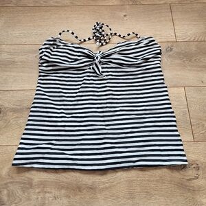 Large Striped Old Navy tankini Top